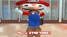 Smg4 Mario GIF - Smg4 Mario Stop Thief GIFs