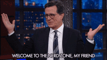 Nerd Zone Colbert GIF - Nerd Zone Colbert Welcome To The Nerd Zone GIFs