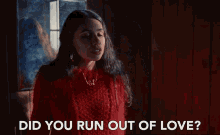 Did You Run Out Of Love Alessia Cara GIF - Did You Run Out Of Love Alessia Cara Out Of Love GIFs