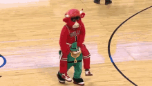 on leprechaun carrying clever costumes benny benny the bull