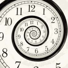 timeless clock spiral