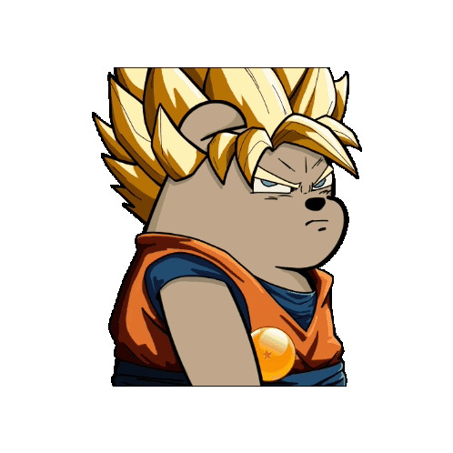 Goku Super Saiyan Sticker - Goku Super saiyan Super sayian