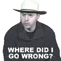 Where Did I Go Wrong Jared Dines Sticker - Where Did I Go Wrong Jared Dines Where Did I Make A Mistake Stickers