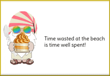 Summer Time Animated Cards GIF - Summer Time Animated Cards Gnome GIFs