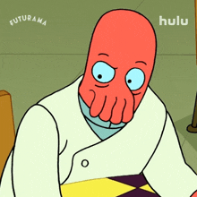 looking around zoidberg billy west futurama observing the area