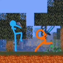 Alan Becker Second GIF - Alan Becker Second Minecraft Vs Animation GIFs