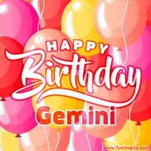 Happy Birthday Gemini GIF - Happy Birthday Gemini GIFs