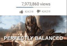 Perfectly Balanced Thanos GIF - Perfectly Balanced Thanos Perfectly Balanced As All Things Should Be GIFs