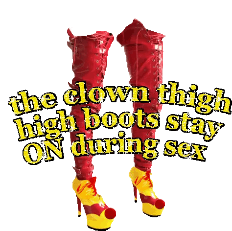 Clowns Scary Sticker - Clowns Scary Boots Stickers