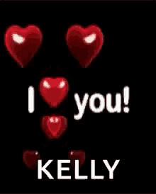 I Love You Kelly GIF - I Love You Kelly Hearts GIFs