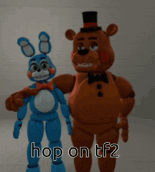 Toy Bonnie Toy Freddy GIF - Toy Bonnie Toy Freddy Fnaf GIFs