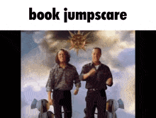 Book Jumpscare Meme GIF - Book Jumpscare Meme Tears For Fears GIFs