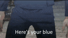 Gojo Jujutsu Kaisen GIF - Gojo Jujutsu Kaisen Heres Your Blue GIFs