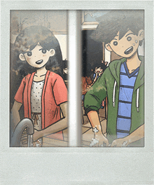 a boy and a girl are washing their hands in the kitchen