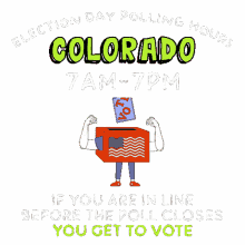 colorado co election day polling hours 7am7pm vote