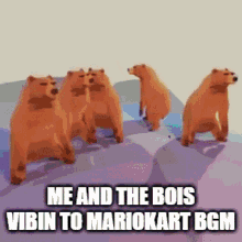 Bear Mariokart GIF - Bear Mariokart Dance GIFs