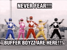 Power Rangers Buffer GIF - Power Rangers Buffer Buffer Boyz GIFs