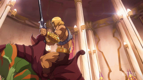 Here We Go He Man GIF - Here We Go He Man Masters Of The Universe Revelation GIFs