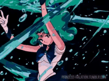 Sailor Neptune Power GIF - Sailor Neptune Power Water GIFs