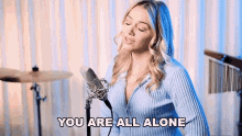 You Are All Alone Emma Heesters GIF - You Are All Alone Emma Heesters Pamungkas GIFs