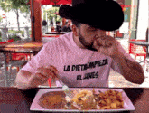 Eating With Chavarin Cowboy GIF - Eating With Chavarin Cowboy Cowboy Miguel GIFs