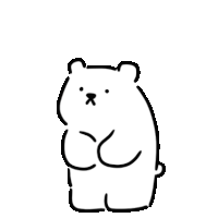 Bear Cute Sticker - Bear Cute Scary Stickers