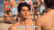 Shut Up Marco Pena GIF - Shut Up Marco Pena The Kissing Booth3 GIFs