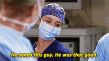 Greys Anatomy Amelia Shepherd GIF - Greys Anatomy Amelia Shepherd He Saved This Guy GIFs