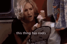 This Thing Has Roots GIF - Roots Pimple Ouch GIFs