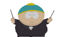 Conducting Eric Cartman Sticker - Conducting Eric Cartman South Park Stickers