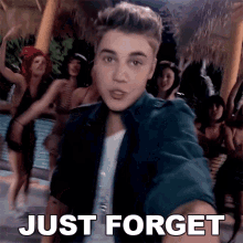 Just Forget Justin Bieber GIF - Just Forget Justin Bieber Beauty And A Beat Song GIFs