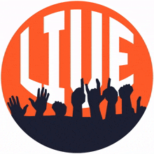 a group of people raising their hands in a circle with the word lite in the center