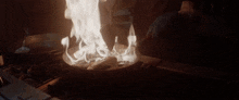 Guest House Paradiso Fire GIF - Guest House Paradiso Fire Cooking GIFs