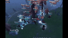 a screenshot of a video game with a few players including a few with the letters x on their name