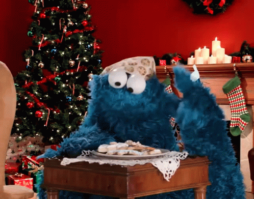 animated christmas cookie