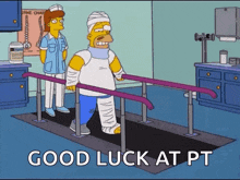 Physical Therapy Homer GIF