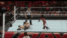 a wrestling match is being shown live on wwe.com