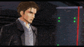 a man in a suit says " my apologies your ex "