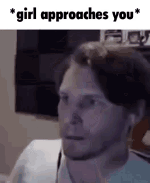 Jerma Girl Approaches GIF - Jerma Girl Approaches Scared GIFs