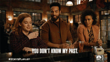 You Dont Know My Past Jane Levy GIF - You Dont Know My Past Jane Levy Zoey GIFs