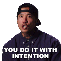 You Do It With Intention Bryan Sticker - You Do It With Intention Bryan Ink Master Stickers