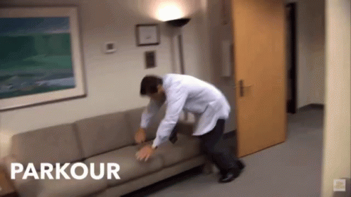 Parkour The Office GIF - Parkour The Office Michael Scott - Discover &  Share GIFs