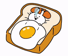 Usagyuuun Sandwich GIF - Usagyuuun Sandwich Egg GIFs