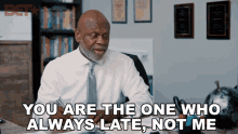 You Are The One Who Always Late Not Me Mike Mc Coy GIF - You Are The One Who Always Late Not Me Mike Mc Coy Holiday Heartbreak GIFs