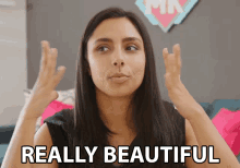 Really Beautiful Michelle Khare GIF - Really Beautiful Michelle Khare Challenge Accepted GIFs