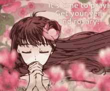 Anime Catholic GIF - Anime Catholic Rosary GIFs