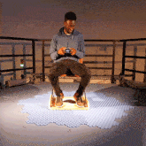Controlling The Chair Using Holotile Marques Brownlee GIF - Controlling The Chair Using Holotile Marques Brownlee Moving Around GIFs