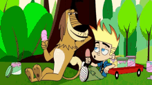 Johnny Test Cheers GIF - Johnny Test Cheers Ice Cream GIFs