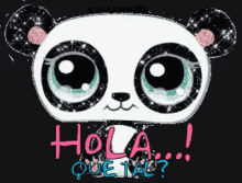 Hola Panda GIF - Hola Panda Sparkle GIFs