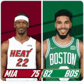 Miami Heat (75) Vs. Boston Celtics (82) Third-fourth Period Break GIF
